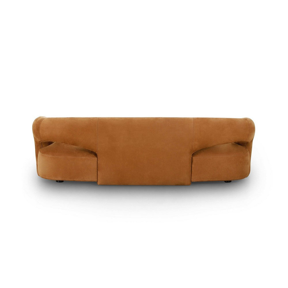 Four Hands - Grayson - Mazie Sofa - Nubuck Cognac - 241283-003_CLOSEOUT view 5