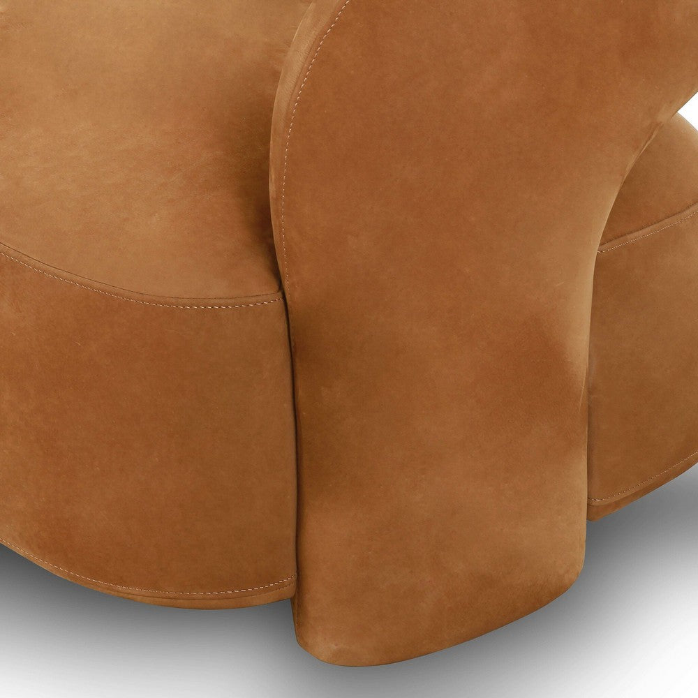 Four Hands - Grayson - Mazie Sofa - Nubuck Cognac - 241283-003_CLOSEOUT view 6