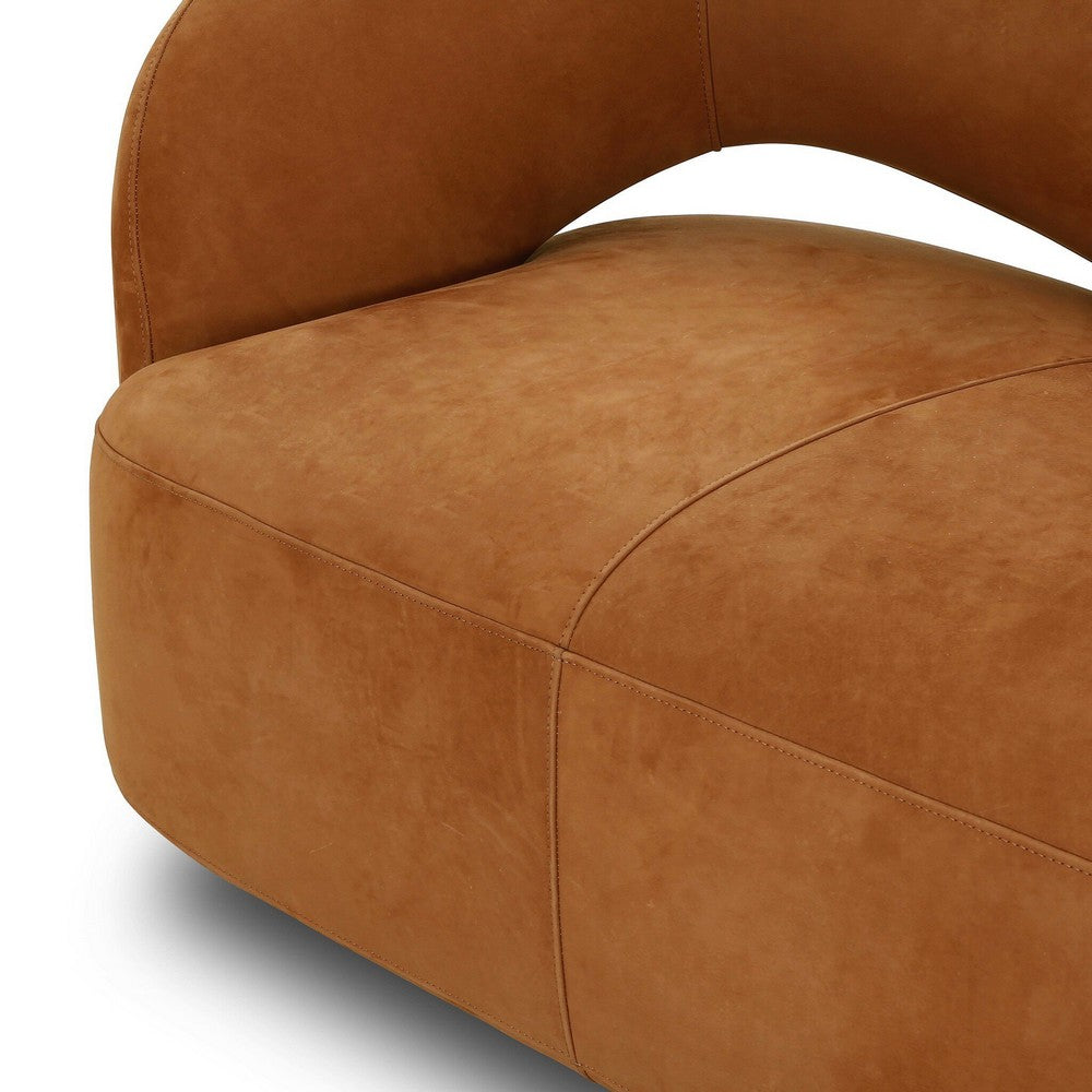Four Hands - Grayson - Mazie Sofa - Nubuck Cognac - 241283-003_CLOSEOUT view 8