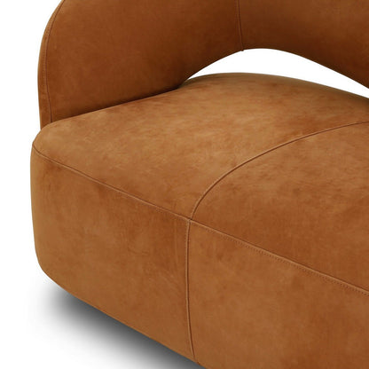 Four Hands - Grayson - Mazie Sofa - Nubuck Cognac - 241283-003_CLOSEOUT view 8