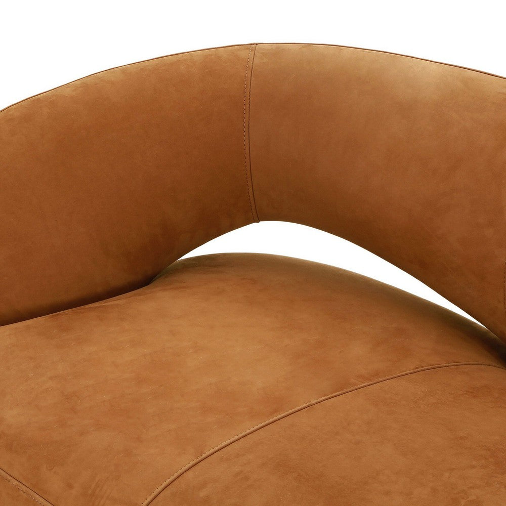 Four Hands - Grayson - Mazie Sofa - Nubuck Cognac - 241283-003_CLOSEOUT view 9