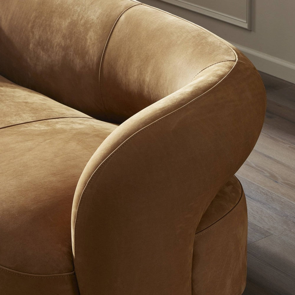 Four Hands - Grayson - Mazie Sofa - Nubuck Cognac - 241283-003_CLOSEOUT view 10