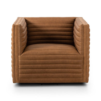Four Hands - Grayson - Padma Swivel Chair - Eucapel Cognac - 237461-002_CLOSEOUT view 2