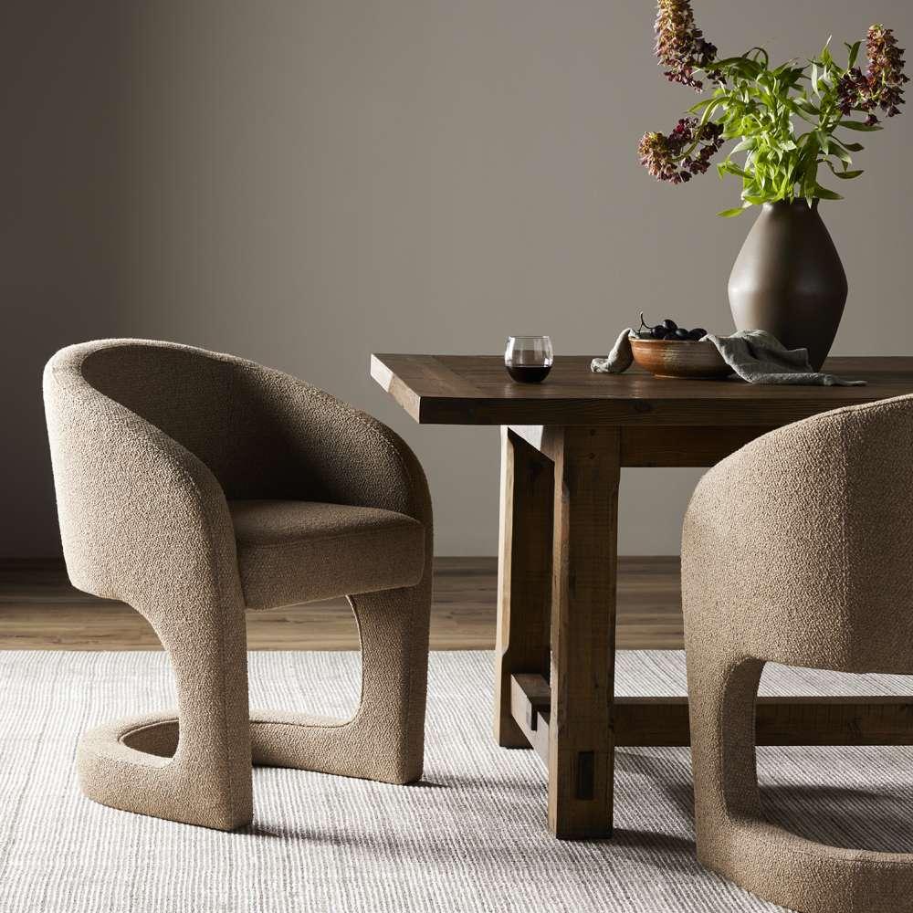 Four Hands - Grayson - Reynold Dining Armchair-Heron Sand - 230066-002 veiw 2