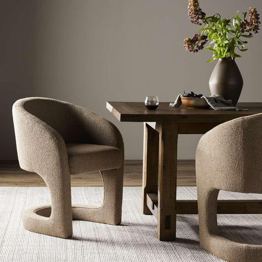 Four Hands - Grayson - Reynold Dining Armchair-Heron Sand - 230066-002 veiw 2