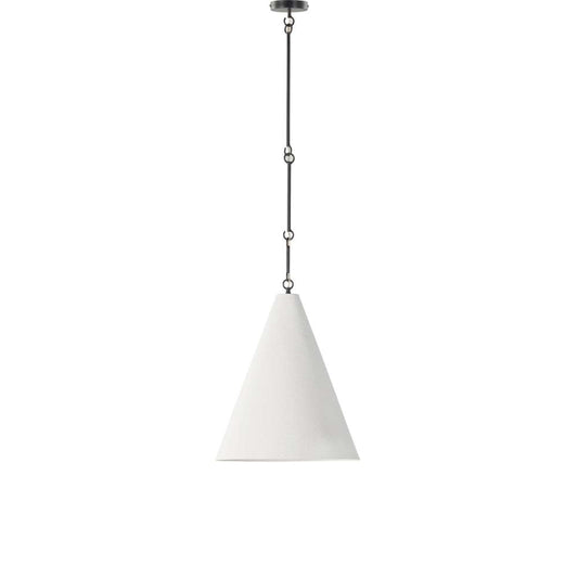 Four Hands - Grazia Pendant - Matte White Plaster - 233068-002 veiw 1