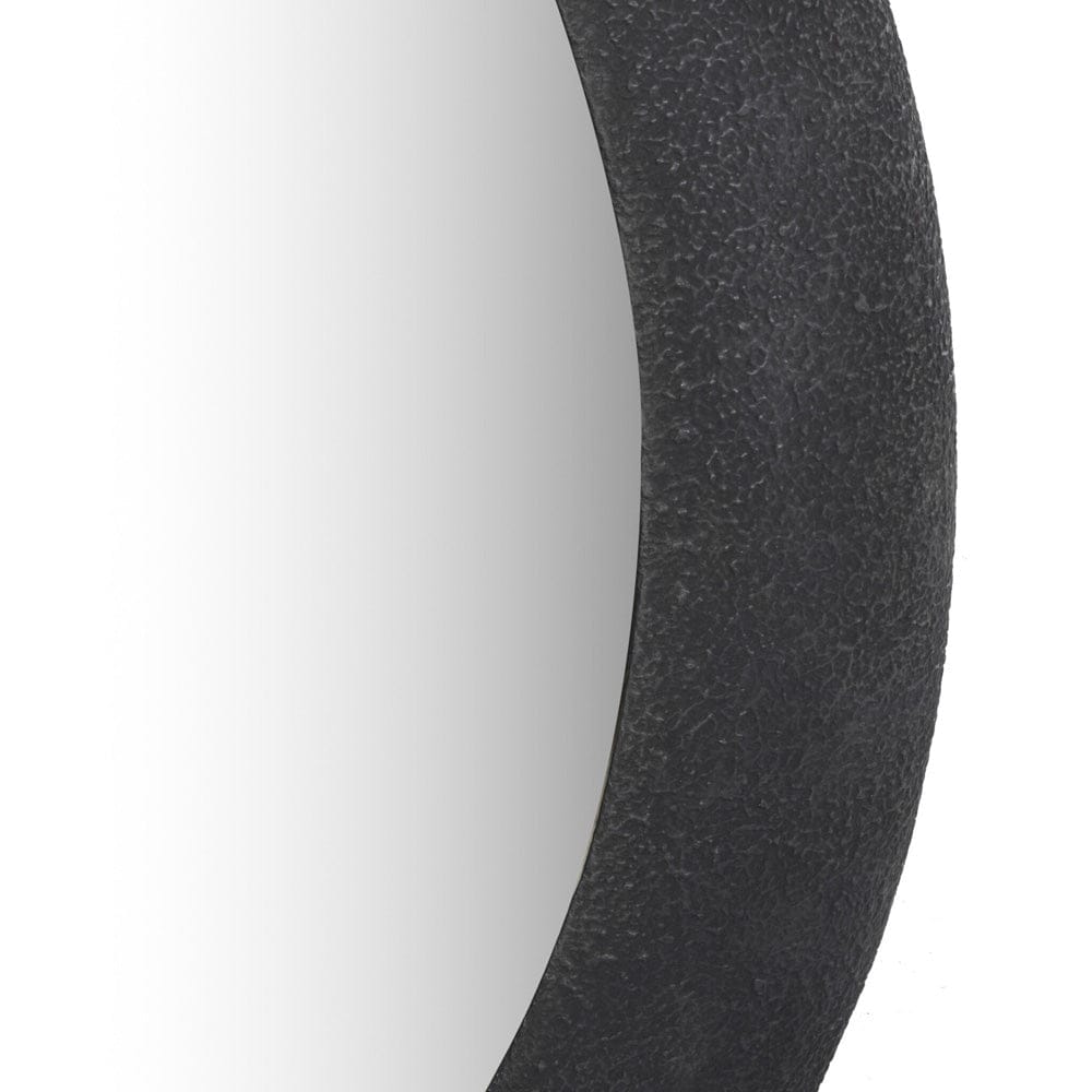 Four Hands - Grazia Wall Mirror - Black Plaster Iron - 243510-001 view 3