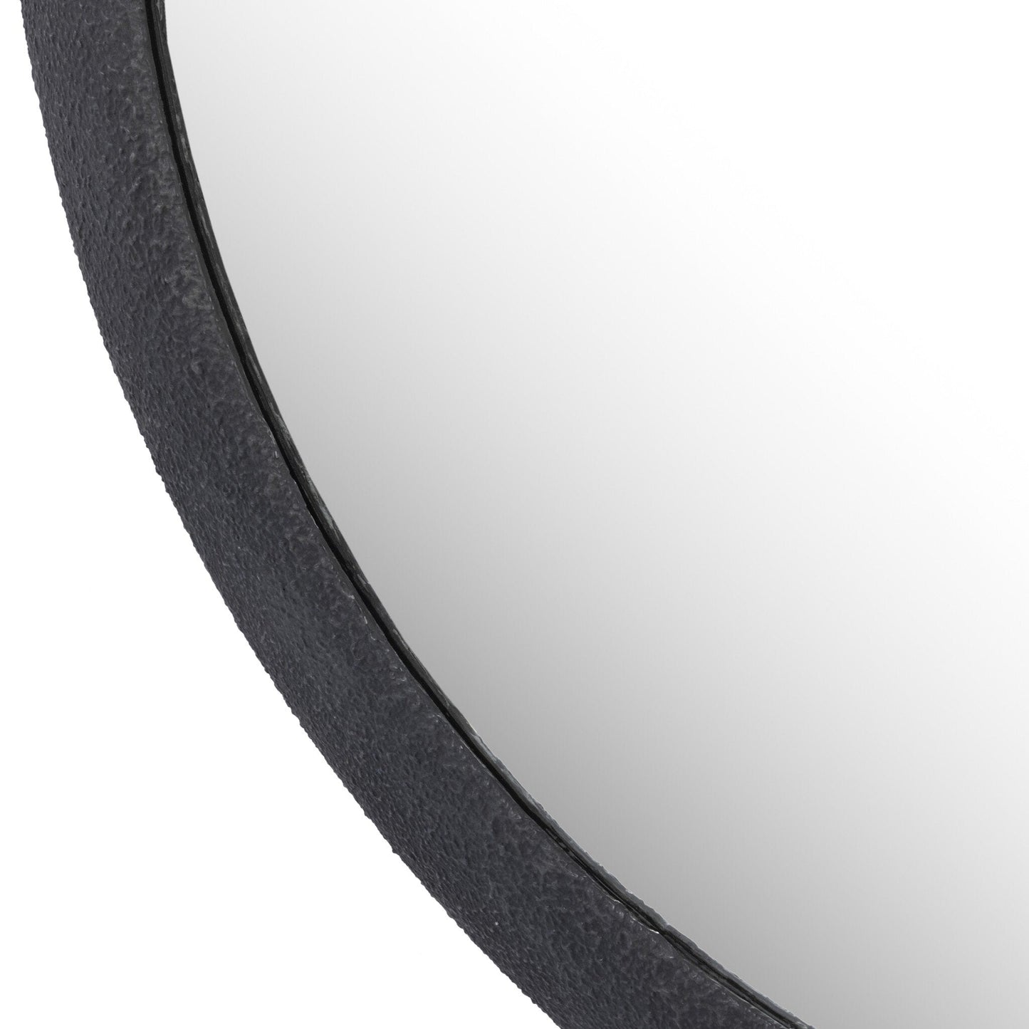 Four Hands - Grazia Wall Mirror - Black Plaster Iron - 243510-001 view 6