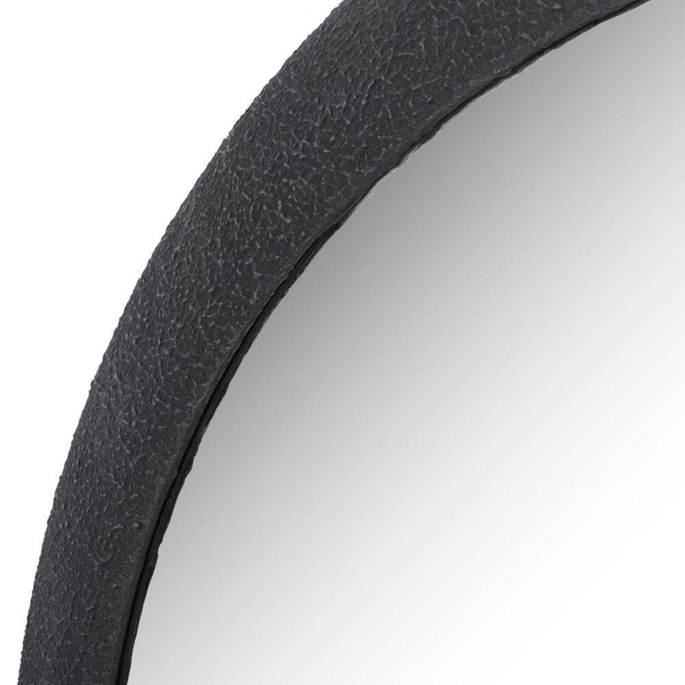 Four Hands - Grazia Wall Mirror - Black Plaster Iron - 243510-001 view 7