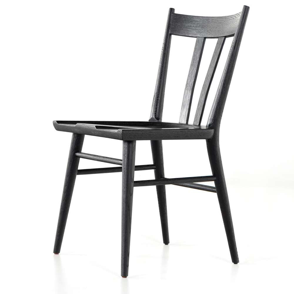 Four Hands - Gregory Dining Chair - Black Oak - 108800-001 veiw 3
