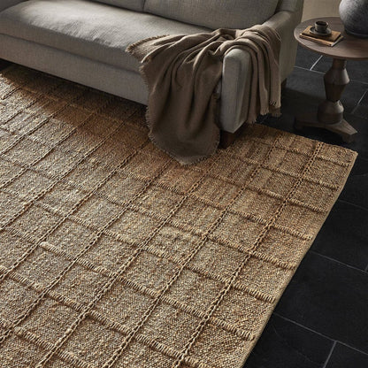 Four Hands - Grid Jute Rug - Natural Grid Jute - 243863-003 view 3