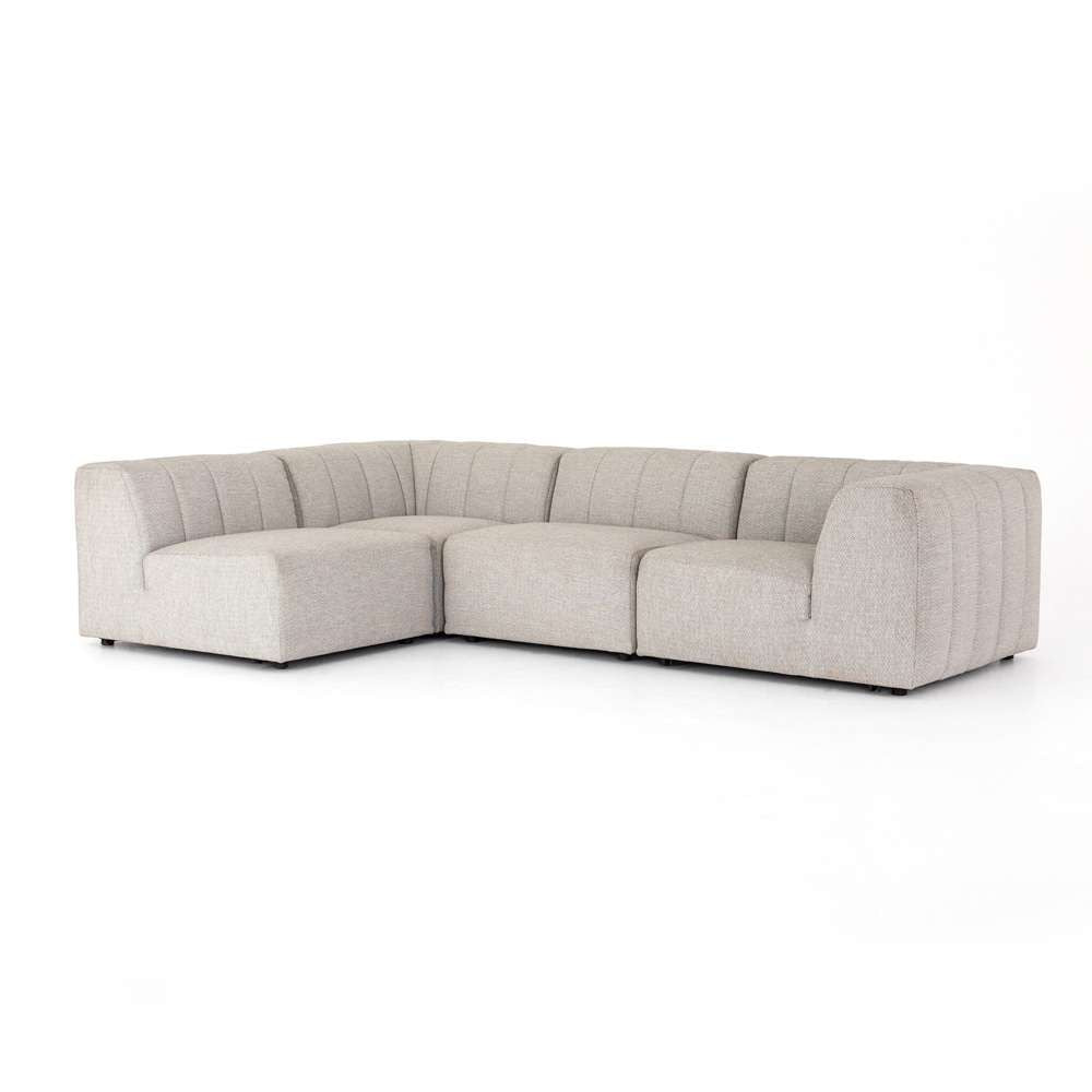 Four Hands - Gwen L-Shaped Outdoor 4-Piece Sectional - Faye Ash - 223218-001 veiw 1