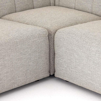 Four Hands - Gwen L-Shaped Outdoor 4-Piece Sectional - Faye Ash - 223218-001 veiw 8