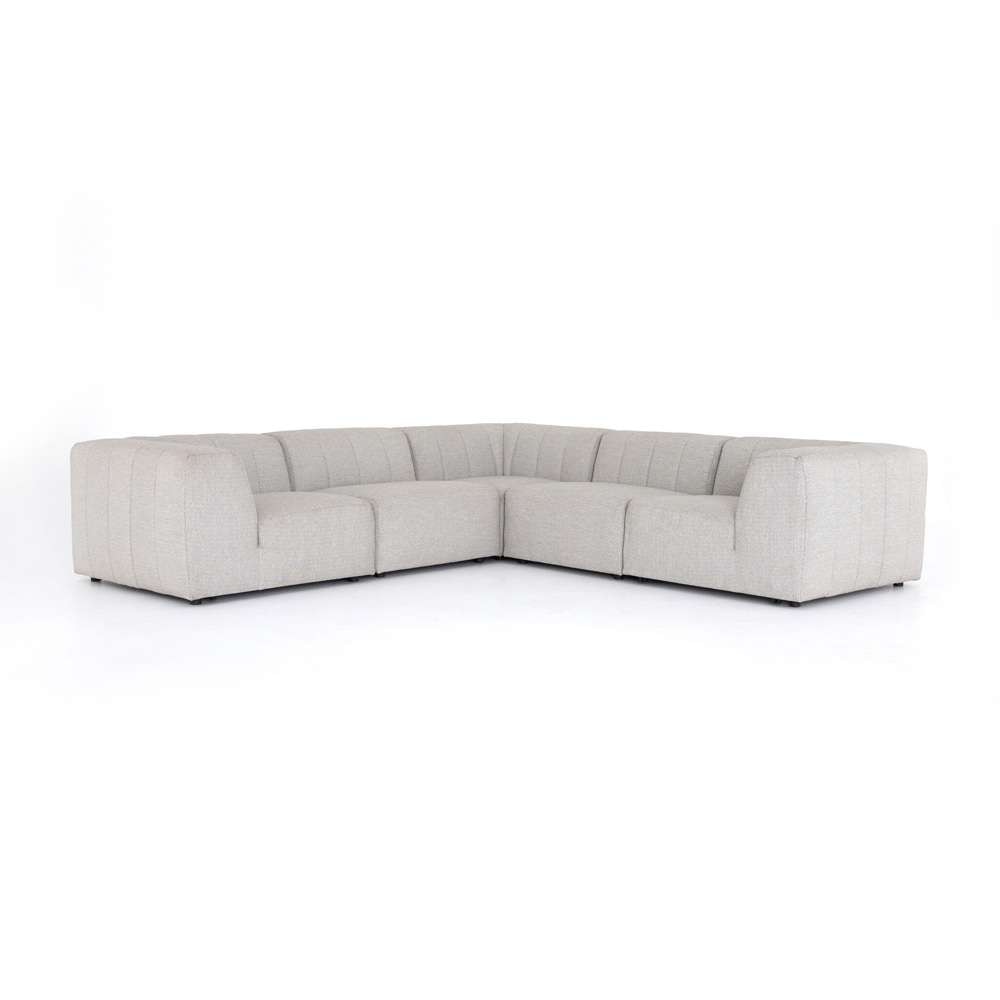 Four Hands - Gwen L-Shaped Outdoor 5-Piece Sectional - Faye Ash - 223219-001 veiw 1