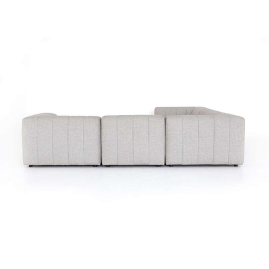 Four Hands - Gwen L-Shaped Outdoor 5-Piece Sectional - Faye Ash - 223219-001 veiw 2