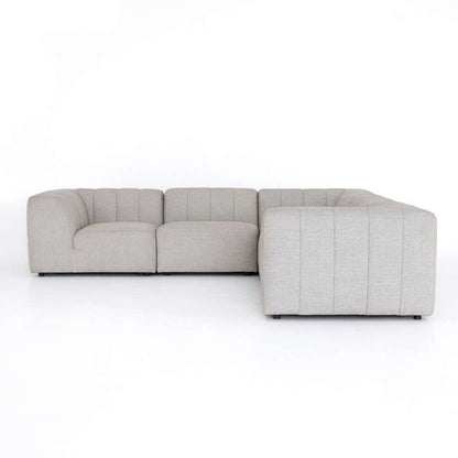 Four Hands - Gwen L-Shaped Outdoor 5-Piece Sectional - Faye Ash - 223219-001 veiw 4