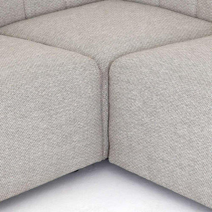 Four Hands - Gwen L-Shaped Outdoor 5-Piece Sectional - Faye Ash - 223219-001 veiw 5