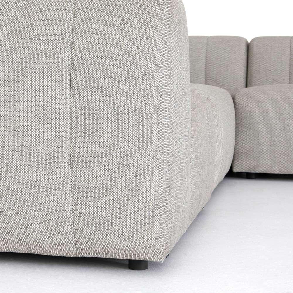 Four Hands - Gwen L-Shaped Outdoor 5-Piece Sectional - Faye Ash - 223219-001 veiw 7