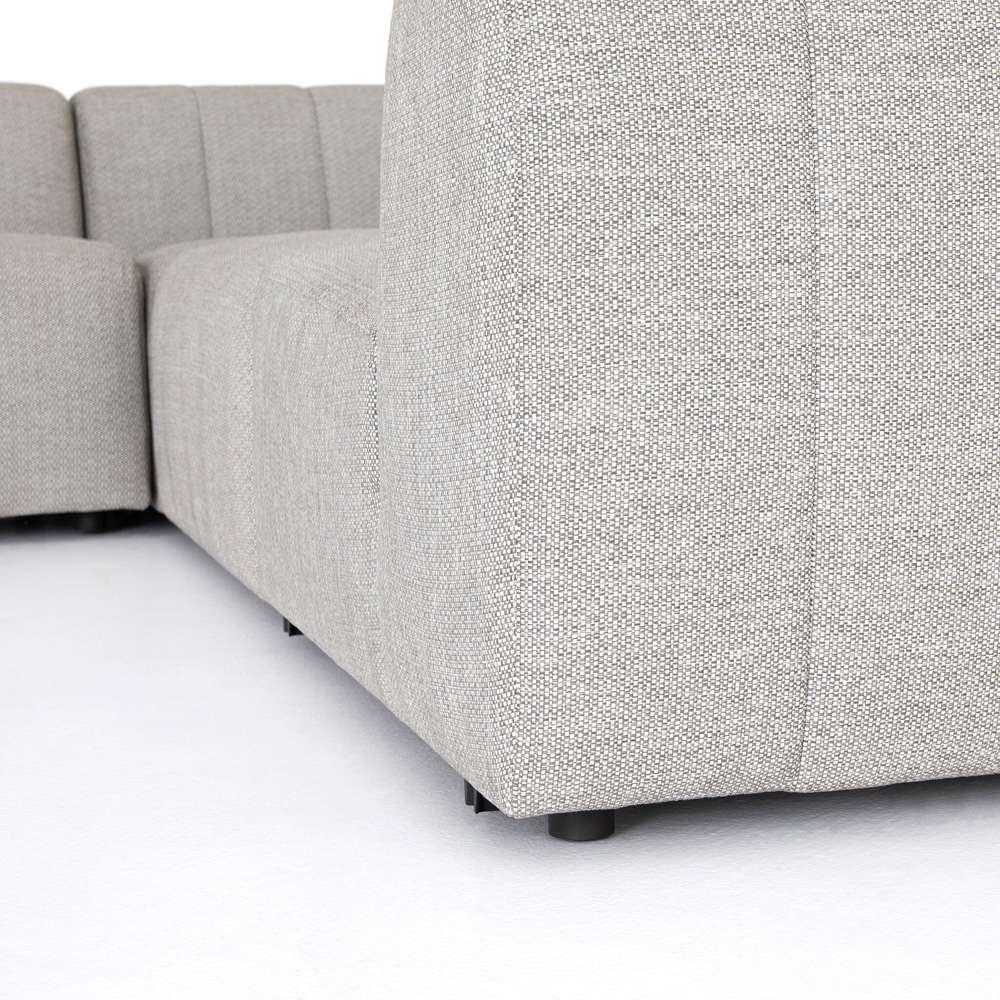 Four Hands - Gwen L-Shaped Outdoor 5-Piece Sectional - Faye Ash - 223219-001 veiw 9