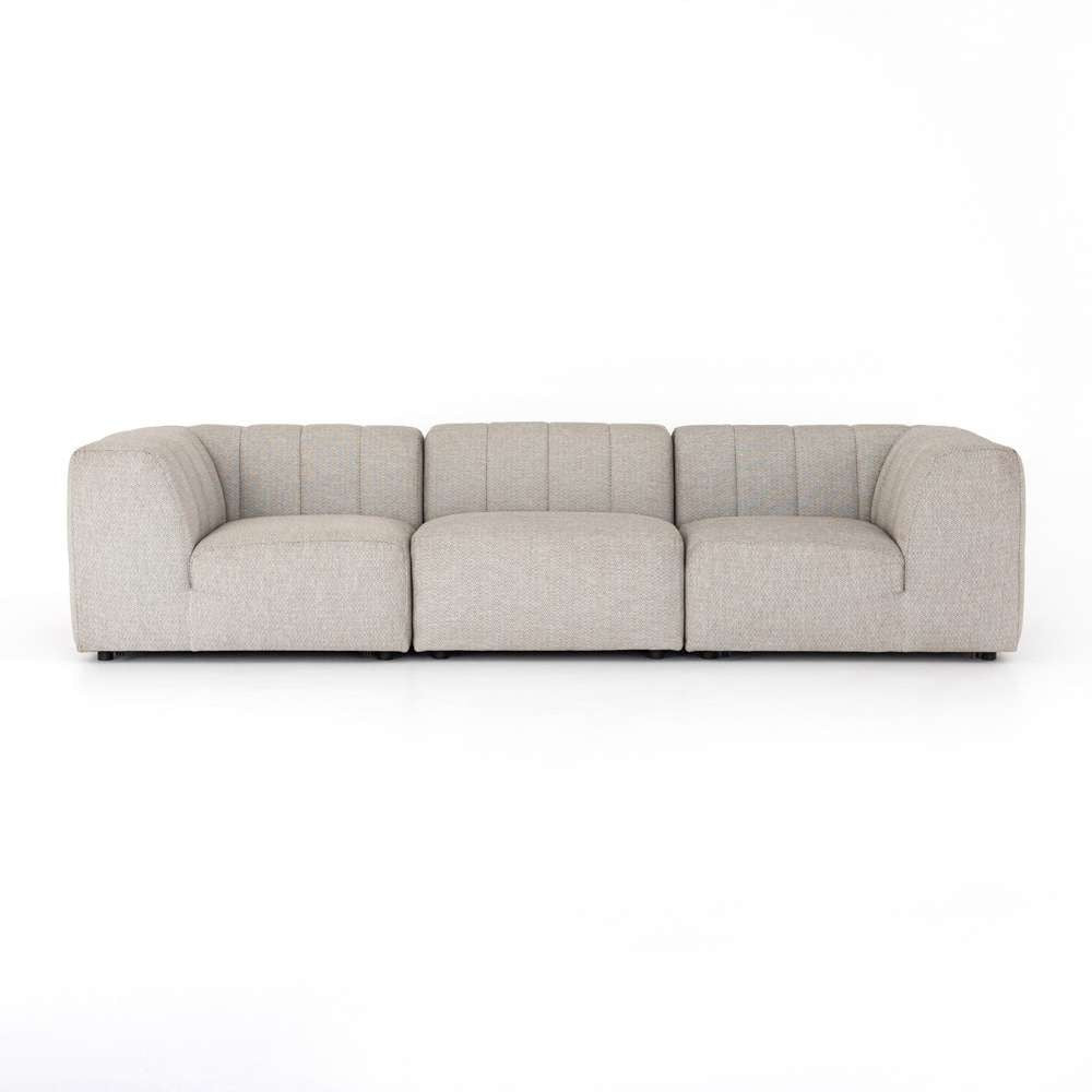 Four Hands - Gwen Outdoor 3-Piece Sectional Sofa - Faye Ash - 223215-001 veiw 2