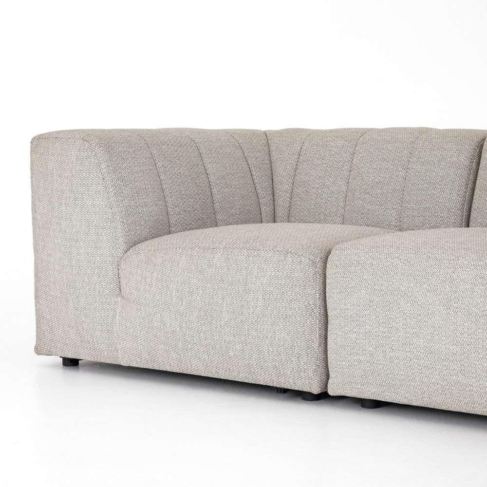 Four Hands - Gwen Outdoor 3-Piece Sectional Sofa - Faye Ash - 223215-001 veiw 9