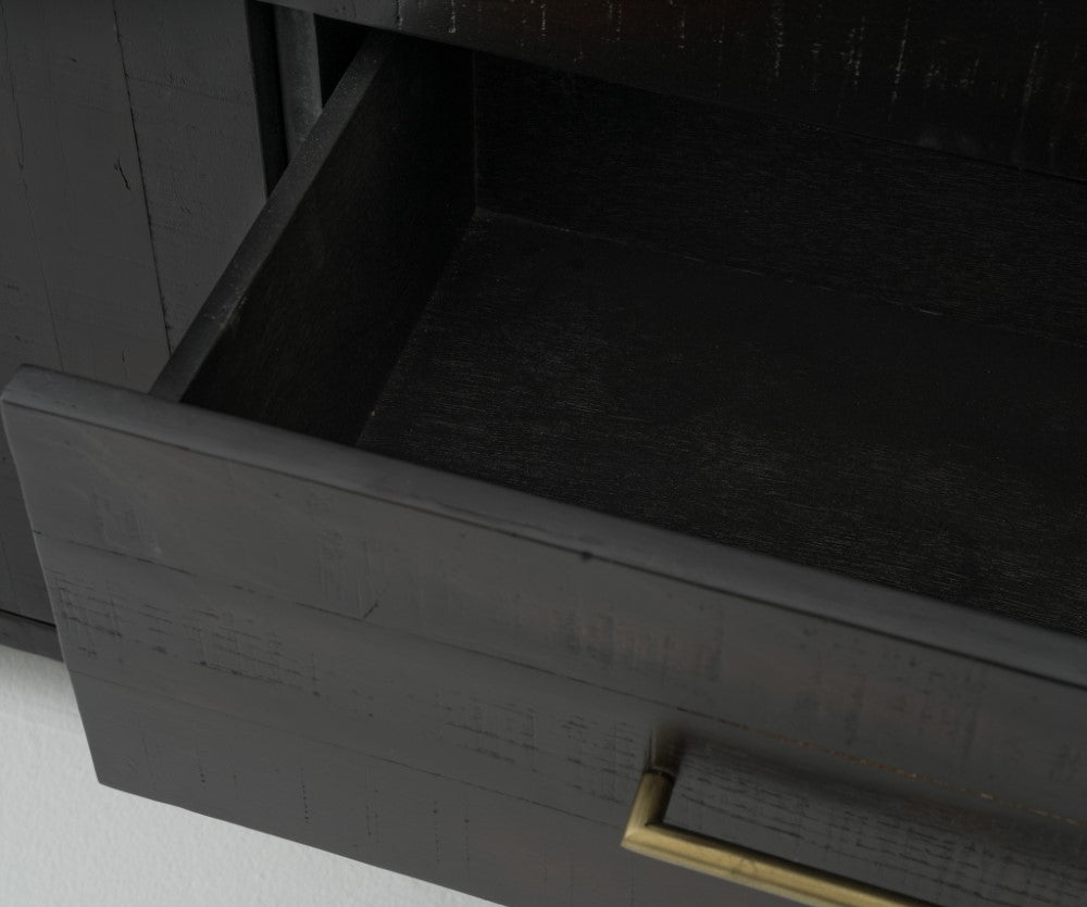 Four Hands - Suki Large Media Console - Burnished Black - VHAD-F184 veiw 4