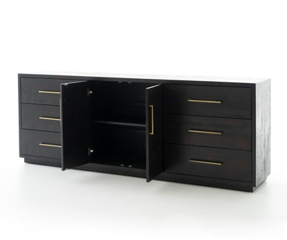 Four Hands - Suki Large Media Console - Burnished Black - VHAD-F184 veiw 8