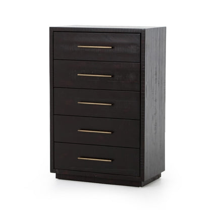 Four Hands - Suki Tall Boy - Burnished Black - 108034-003 veiw 1