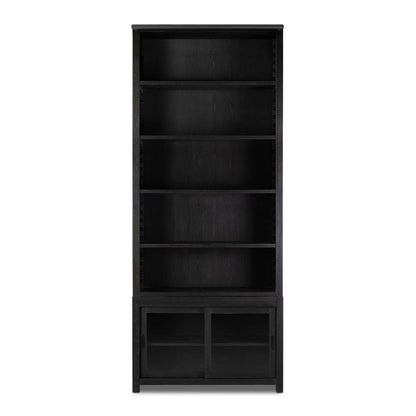 Four Hands - Haiden - Admont Bookcase-Worn Black Veneer - 241206-001 veiw 6