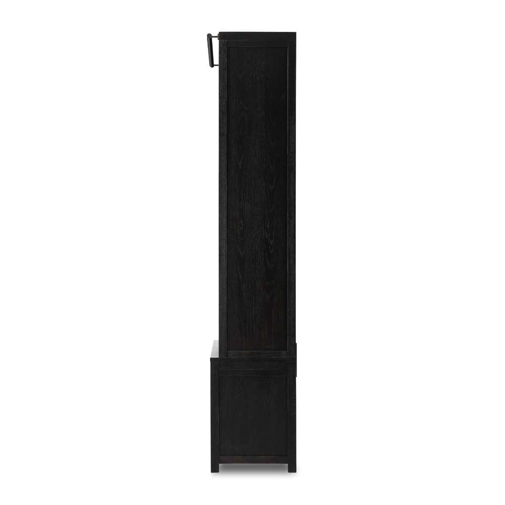 Four Hands - Haiden - Admont Bookcase-Worn Black Veneer - 241206-001 veiw 8