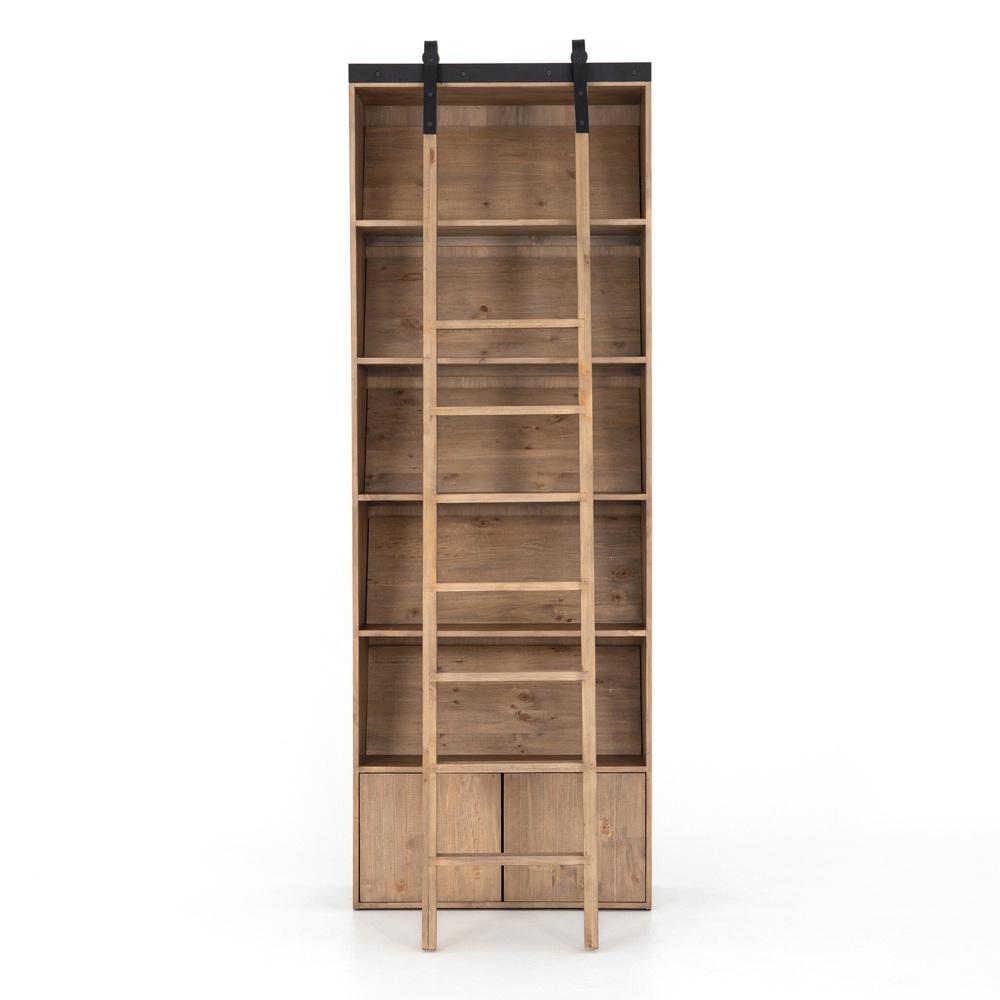 Four Hands - Haiden - Bane Bookshelf - Smoked Pine - 223550-001 veiw 2