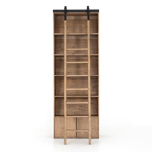 Four Hands - Haiden - Bane Bookshelf - Smoked Pine - 223550-001 veiw 2