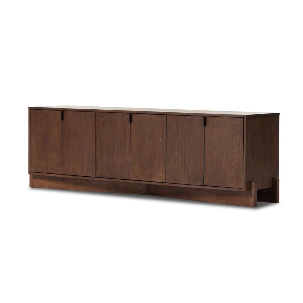 Four Hands - Haiden - Castillo Media Console-Chestnut Parawood - 228465-003 veiw 1