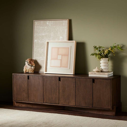 Four Hands - Haiden - Castillo Media Console-Chestnut Parawood - 228465-003 veiw 2