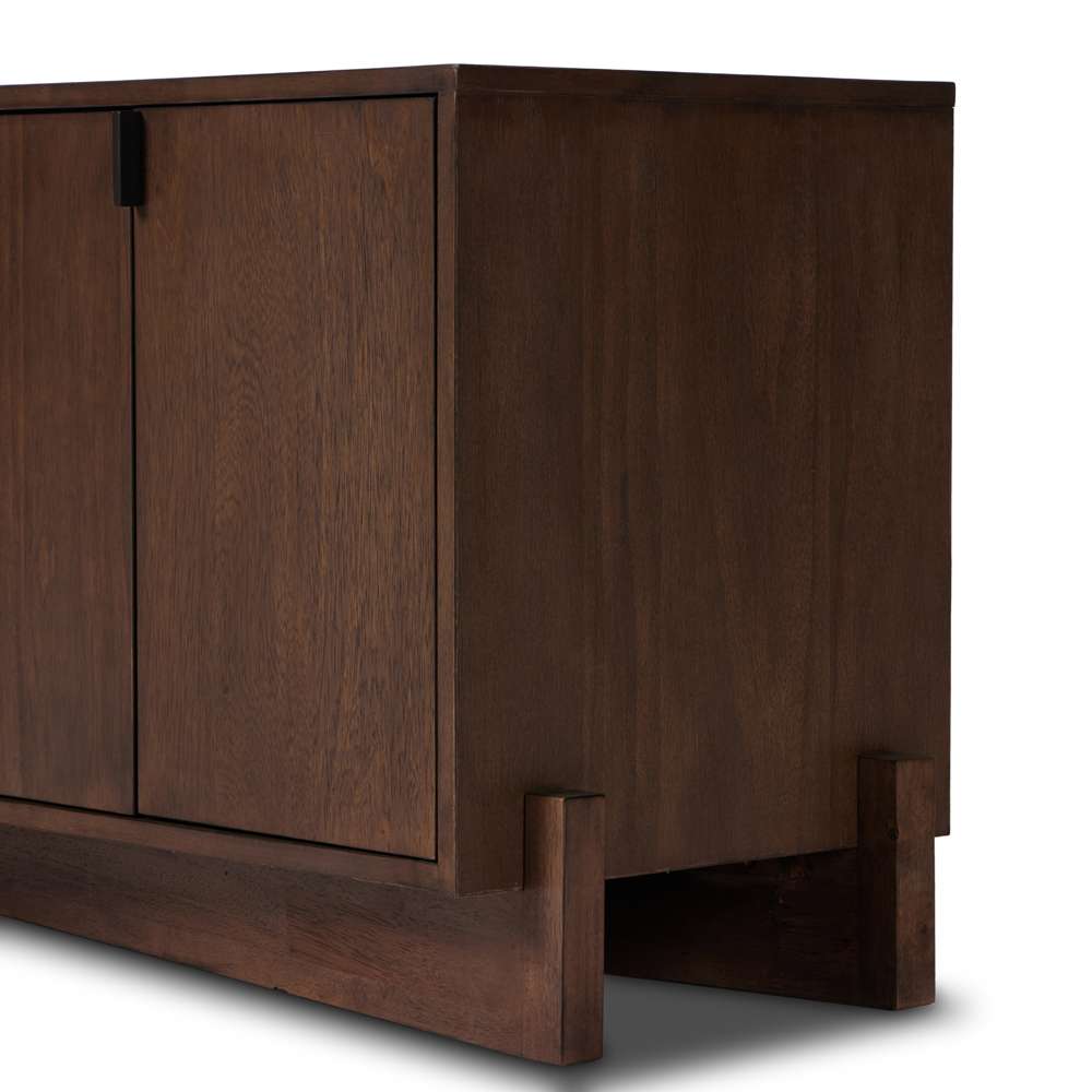 Four Hands - Haiden - Castillo Media Console-Chestnut Parawood - 228465-003 veiw 9