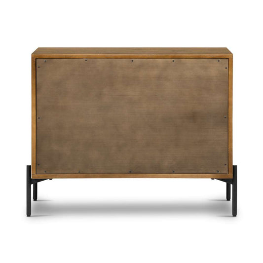 Four Hands - Haiden - Eaton Large Nightstand-Amber Oak Resin - 234770-002 veiw 2