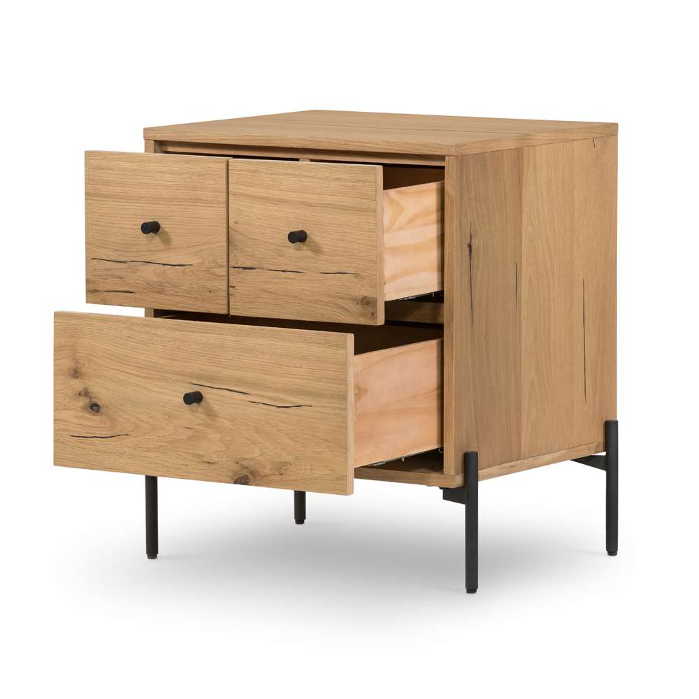 Four Hands - Haiden - Eaton Nightstand-Light Oak Resin - 109286-003 veiw 6