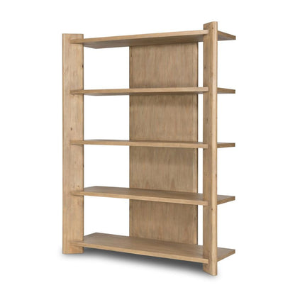 Four Hands - Haiden - Edmund Bookcase - Smoked Pine - 229672-001 veiw 1