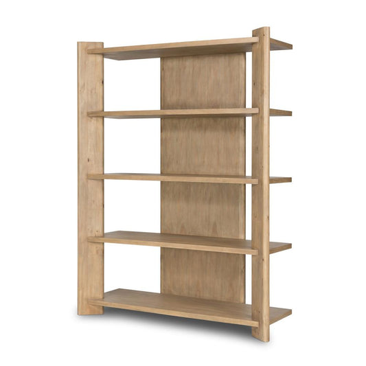 Four Hands - Haiden - Edmund Bookcase - Smoked Pine - 229672-001 veiw 1