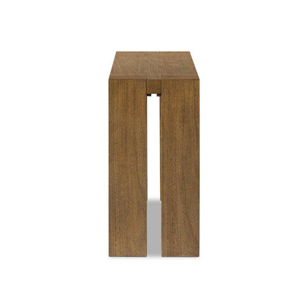 Four Hands - Haiden - Emeli Console Table - Tawny Rubberwood Veneer - 247532-001_CLOSEOUT view 3