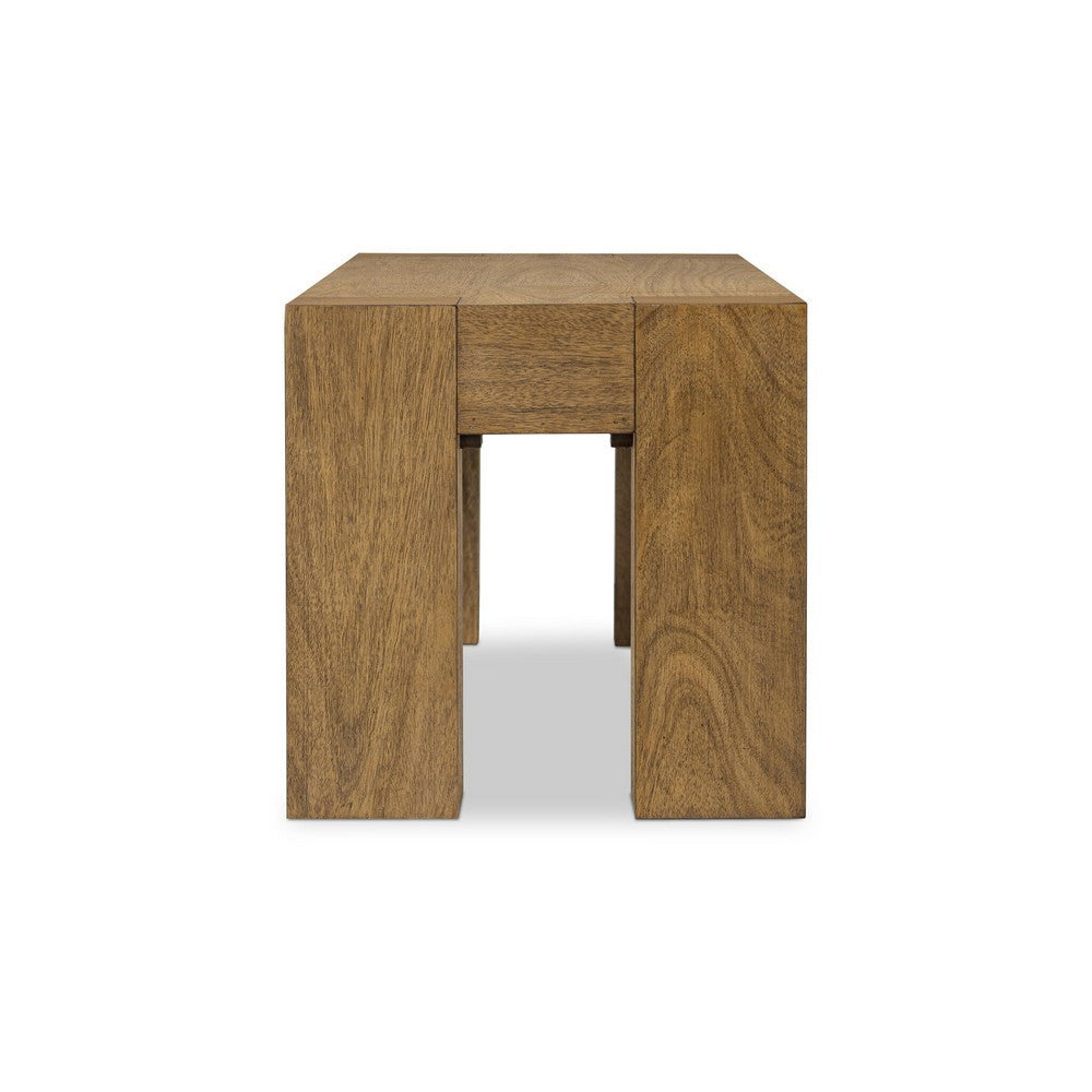 Four Hands - Haiden - Emeli Dining Bench - Tawny Rubberwood Veneer - 247823-001_CLOSEOUT view 3