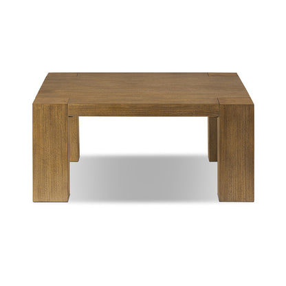 Four Hands - Haiden - Emeli Square Coffee Table - Tawny Rubberwood Veneer - 247531-001_CLOSEOUT view 2