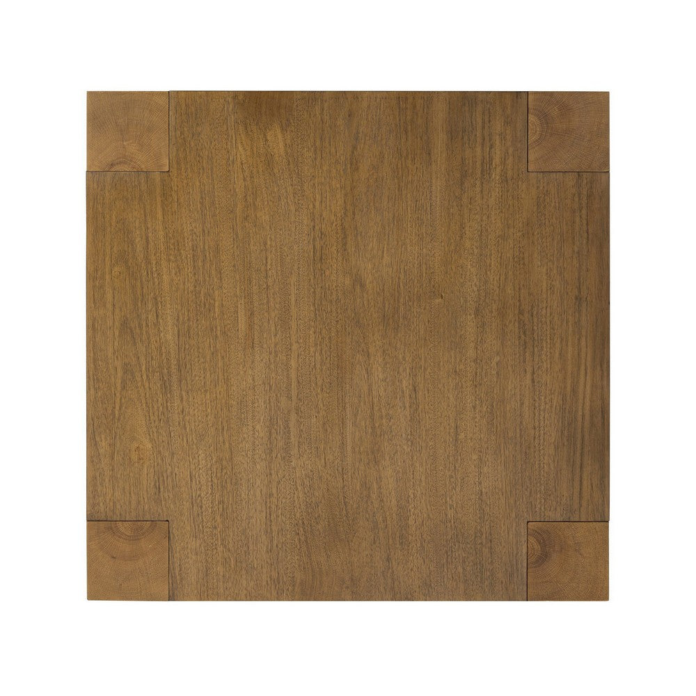 Four Hands - Haiden - Emeli Square Coffee Table - Tawny Rubberwood Veneer - 247531-001_CLOSEOUT view 4