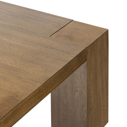 Four Hands - Haiden - Emeli Square Coffee Table - Tawny Rubberwood Veneer - 247531-001_CLOSEOUT view 7
