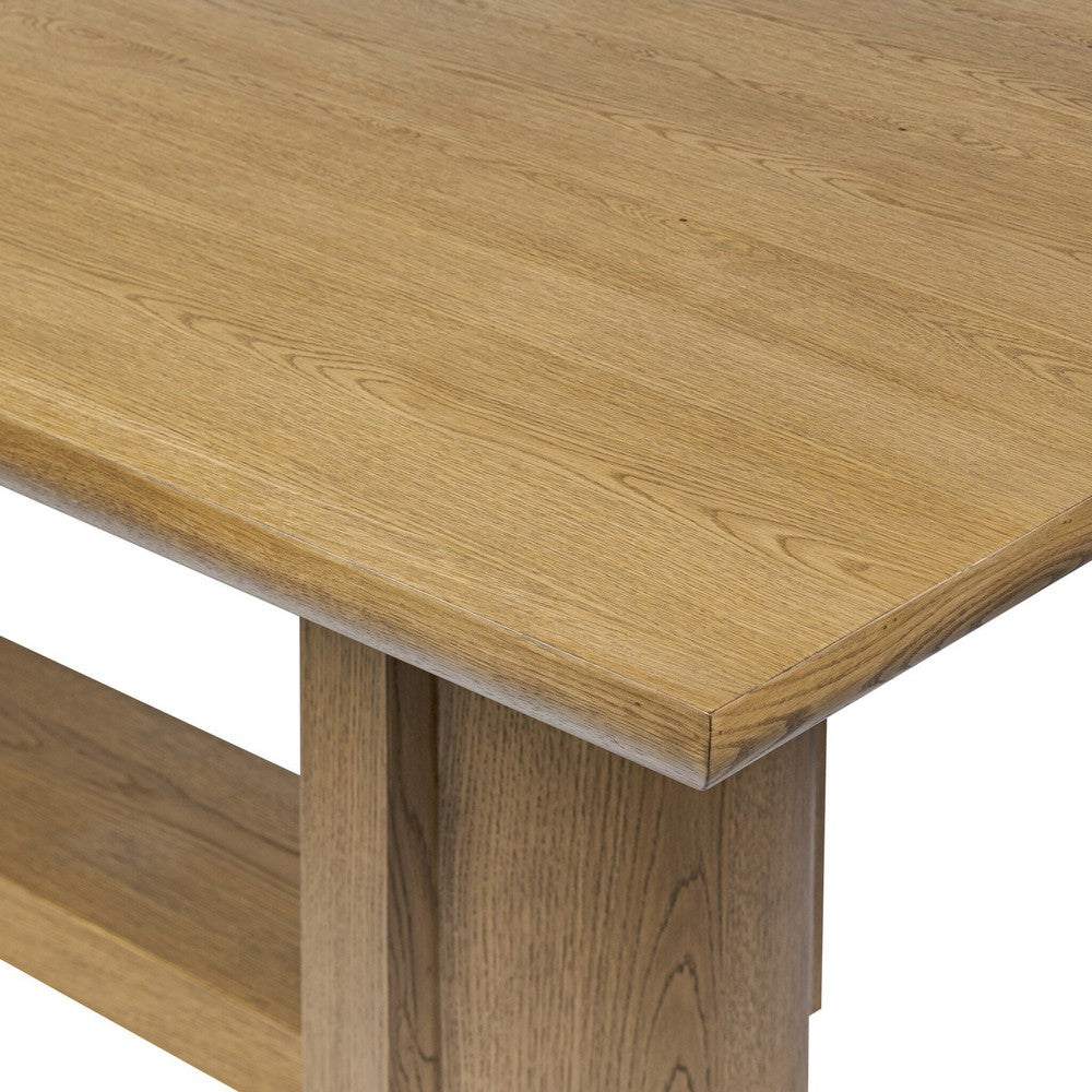 Four Hands - Haiden - Garrett Dining Table - Amber Oak Thin Veneer - 243143-001_CLOSEOUT view 6