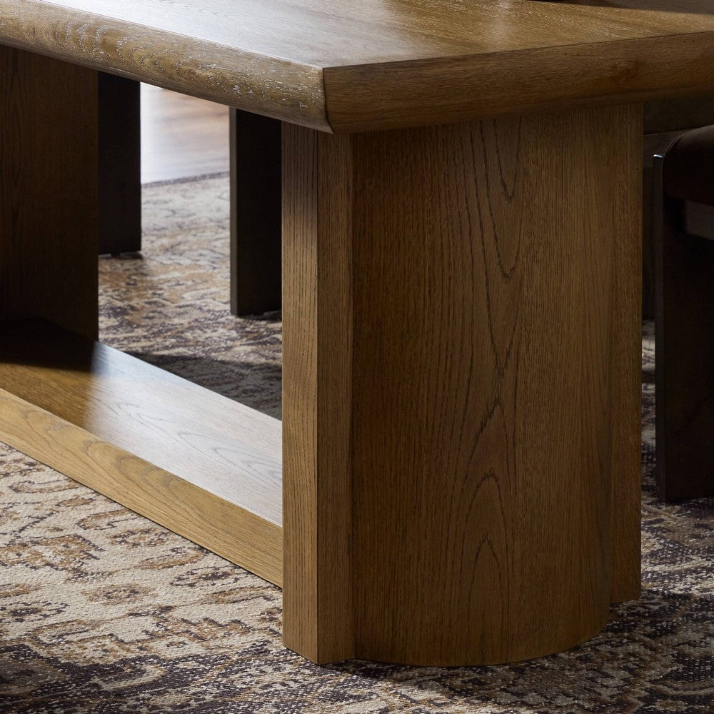 Four Hands - Haiden - Garrett Dining Table - Amber Oak Thin Veneer - 243143-001_CLOSEOUT view 11