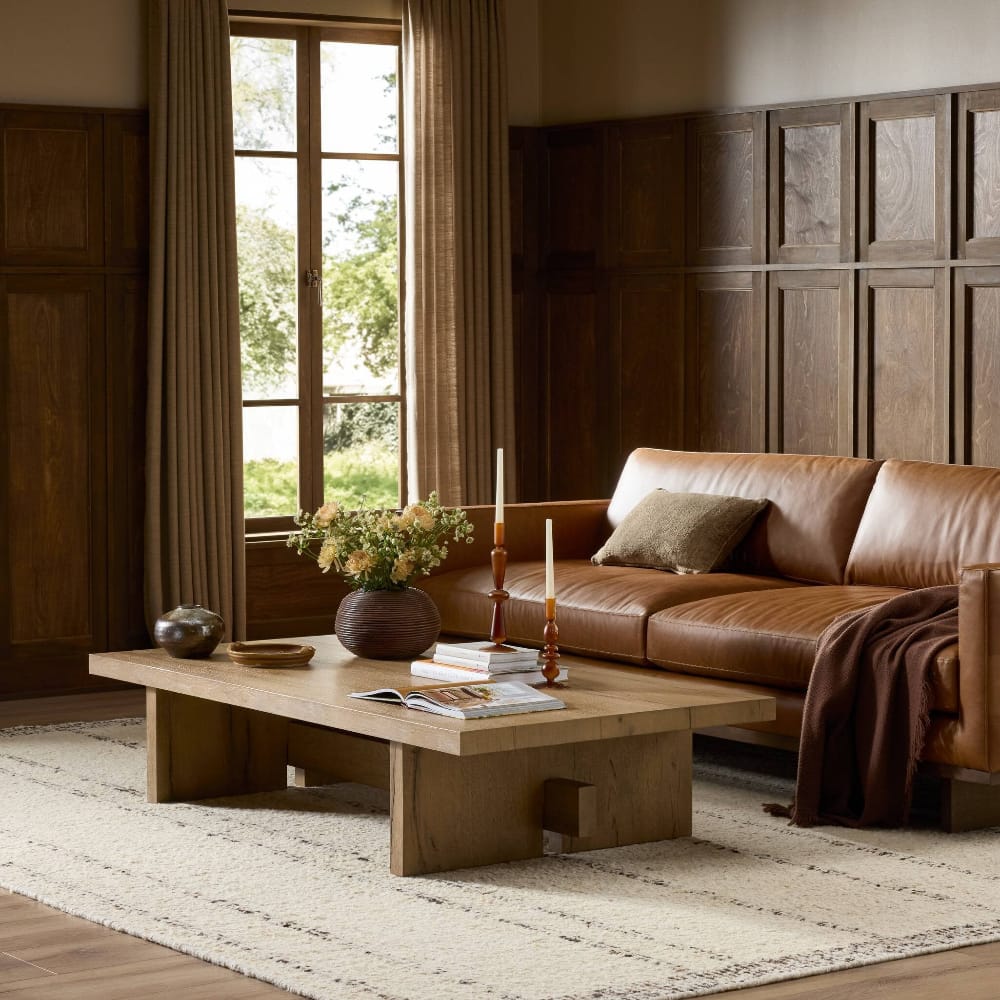 Four Hands - Haiden - Isaac Coffee Table - Rubbed Light Oak Veneer - 239832-002 veiw 11