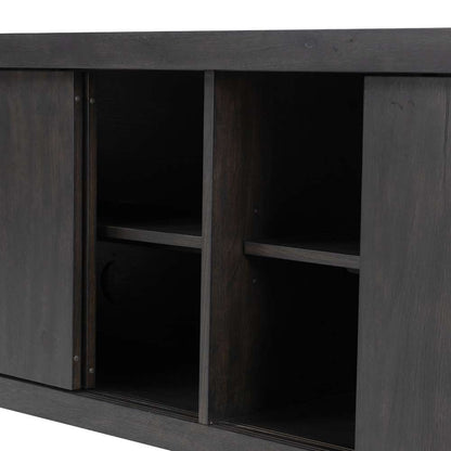 Four Hands - Haiden - Laredo Media Console-Smoked Black Veneer - 235943-001 veiw 4