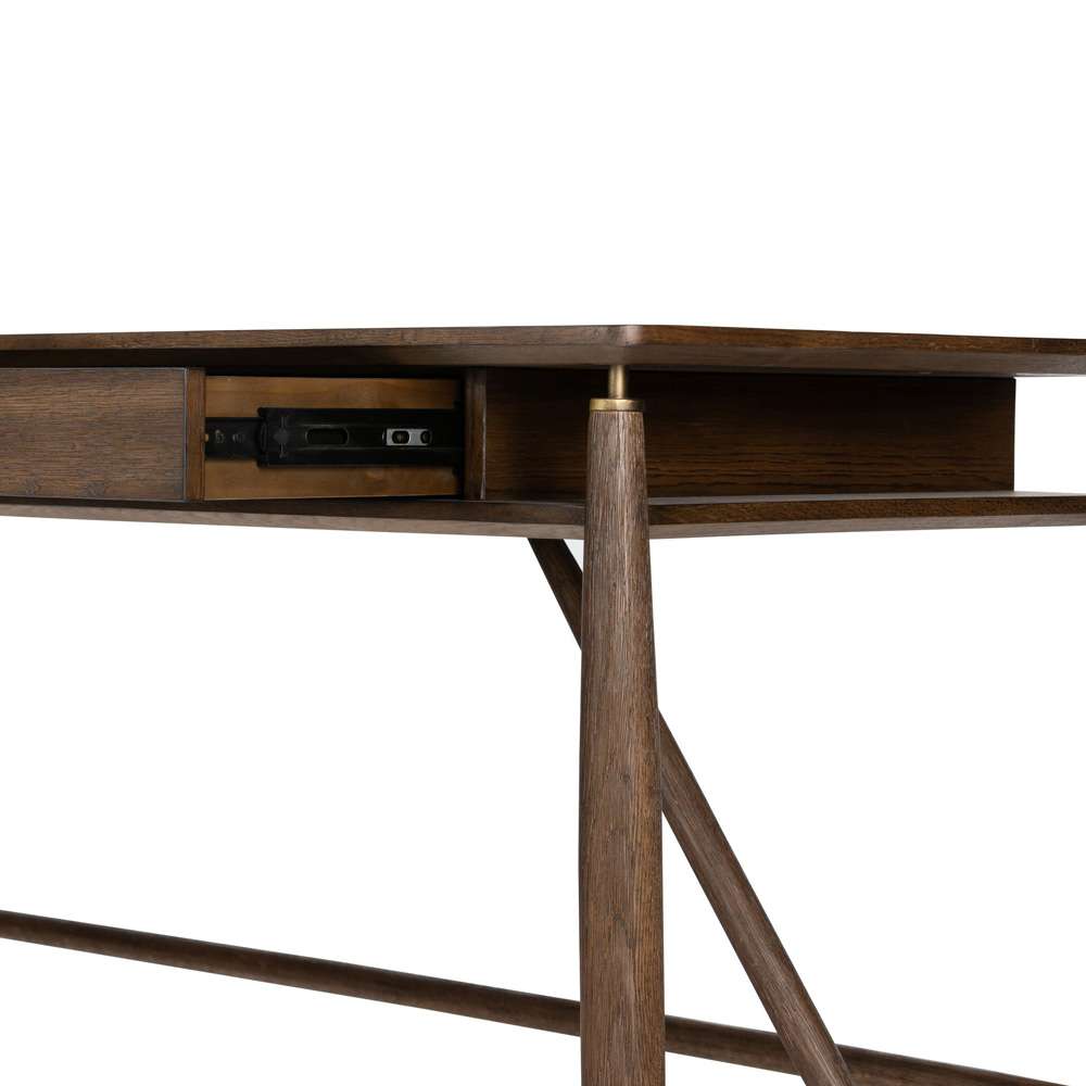 Four Hands - Haiden - Markia Desk - Aged Oak - 233749-001 veiw 7