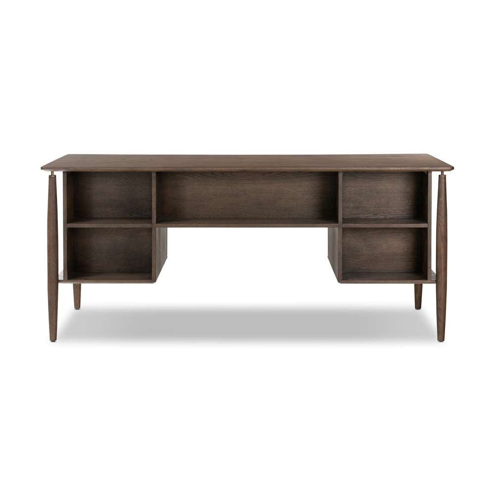 Four Hands - Haiden - Markia Executive Desk - Aged Oak Veneer - 236894-001 veiw 2
